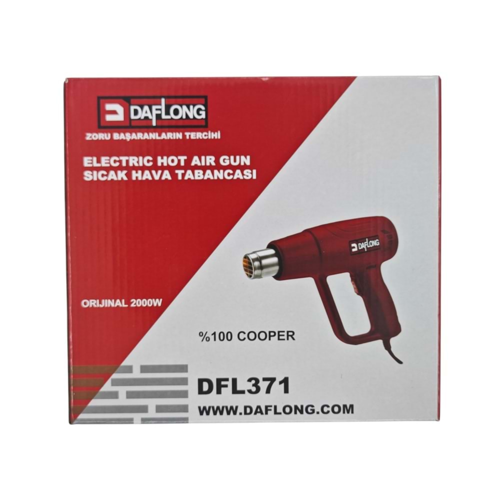 DFL371 Daflong 2000W Sıcak Hava Tabancası