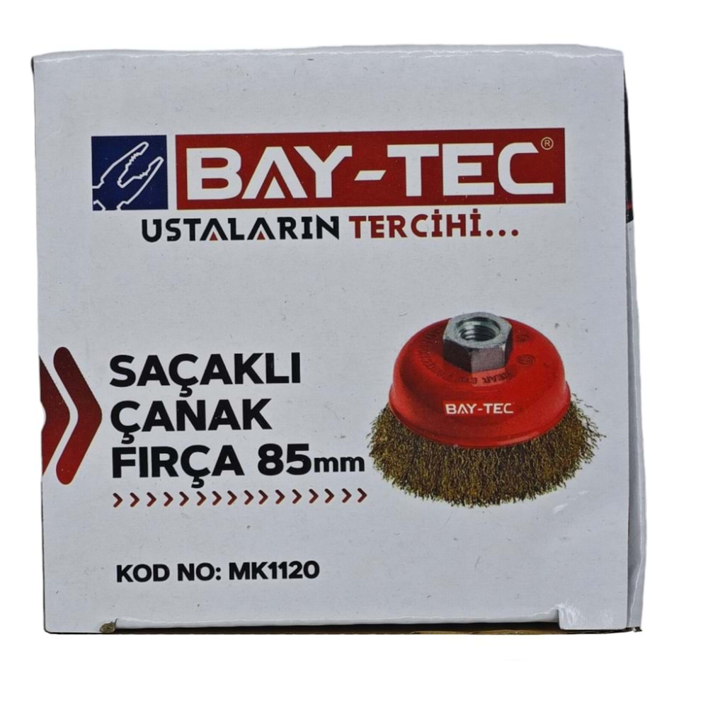 Mk1120 Bay-Tec Saçaklı Çanak Fırça 85Mm