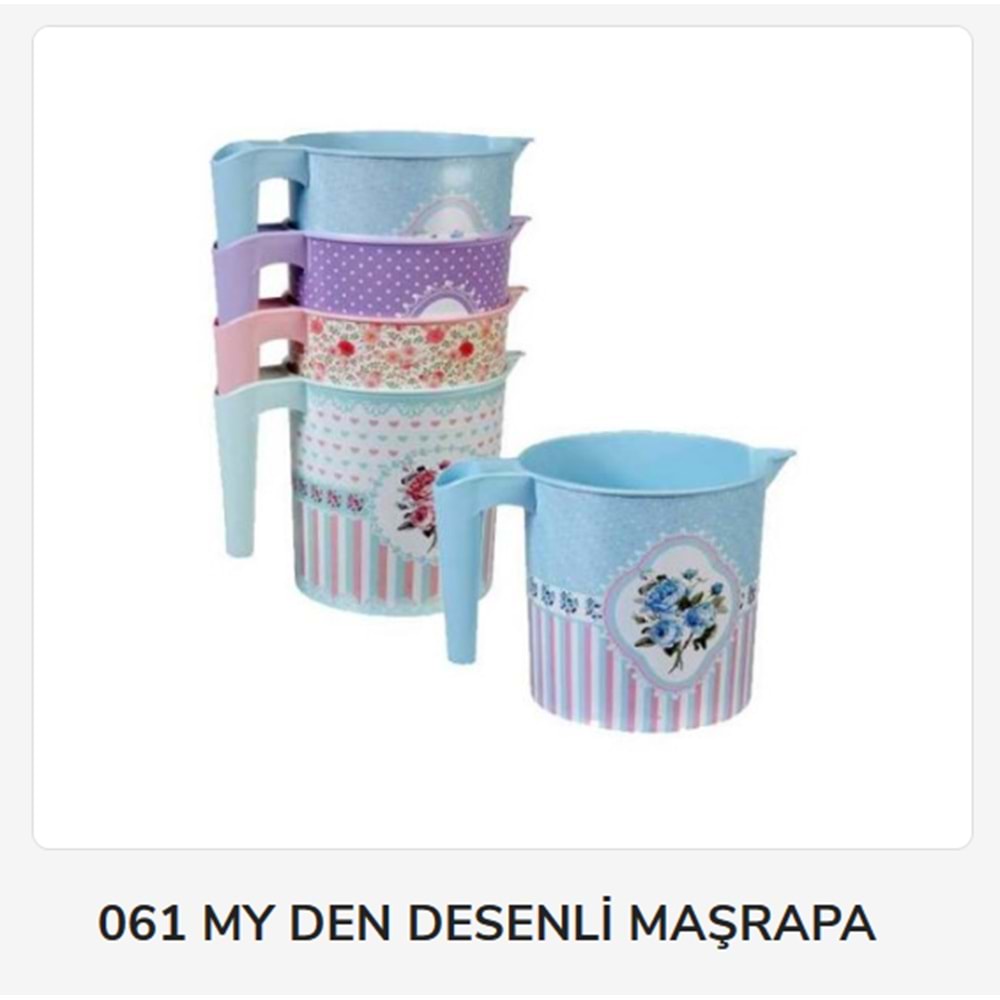 0061 My Den Desenli Maşrapa (Geçmeli)