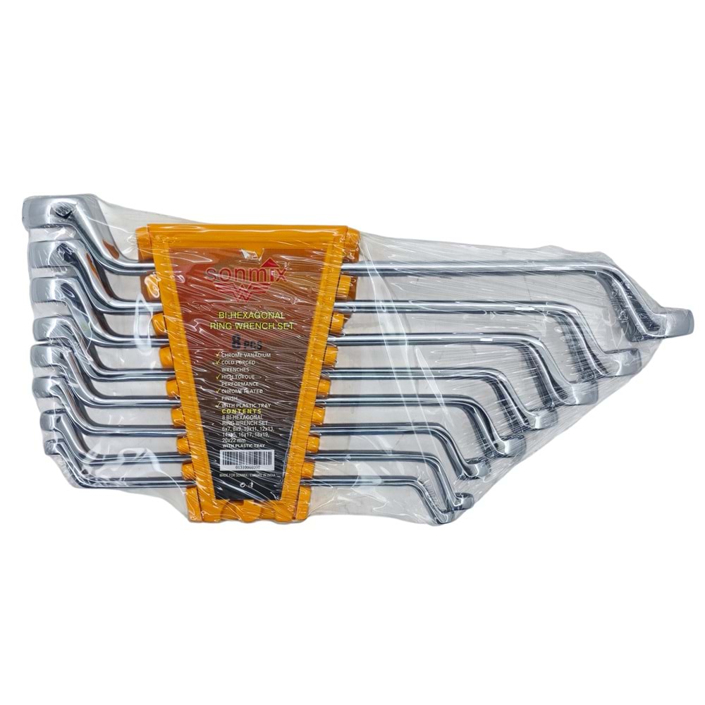 0800 Sonmix 8li Yıldız Anahtar Seti