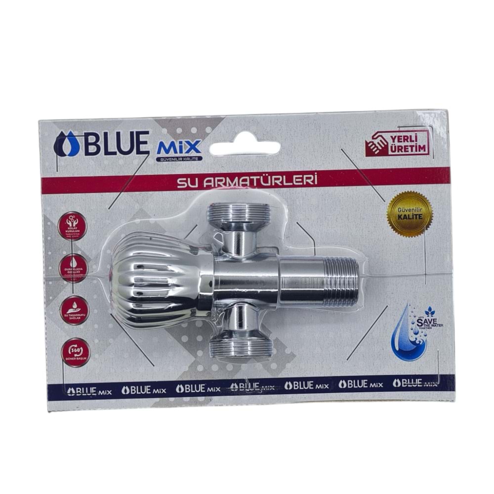 BL-3185 Bluemix Çiftli Çamaşır Musluğu