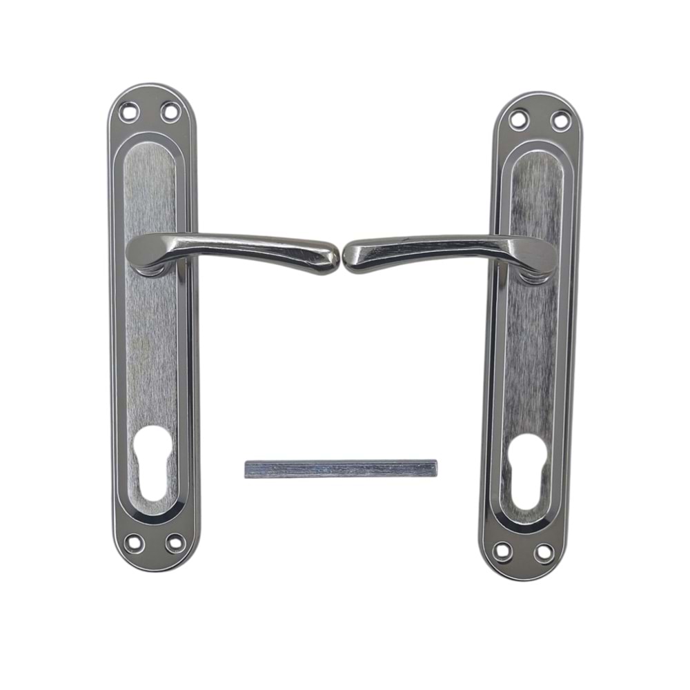 06018 Venax Nikel Saten Kapı Kolu - Yale - Kumru