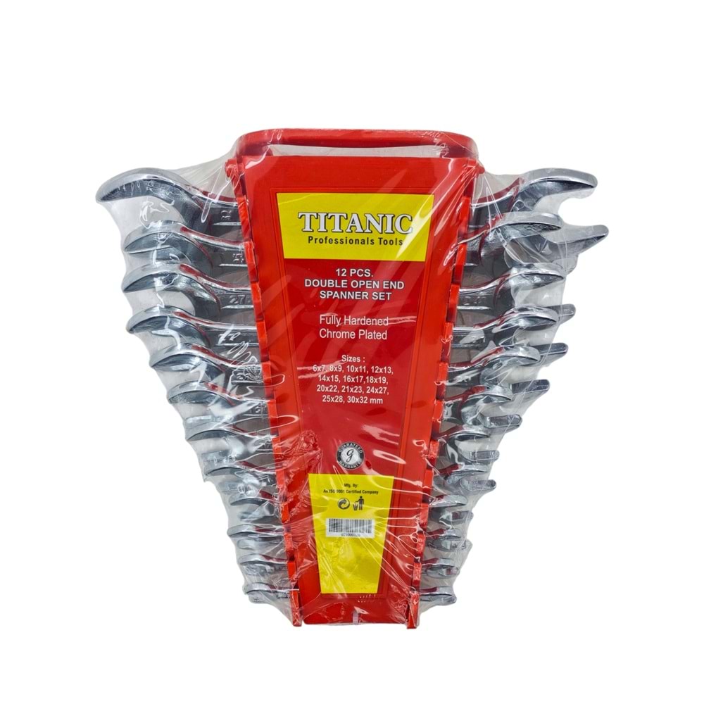 021-120 Titanic 12li Açık Ağız Anahtar Seti