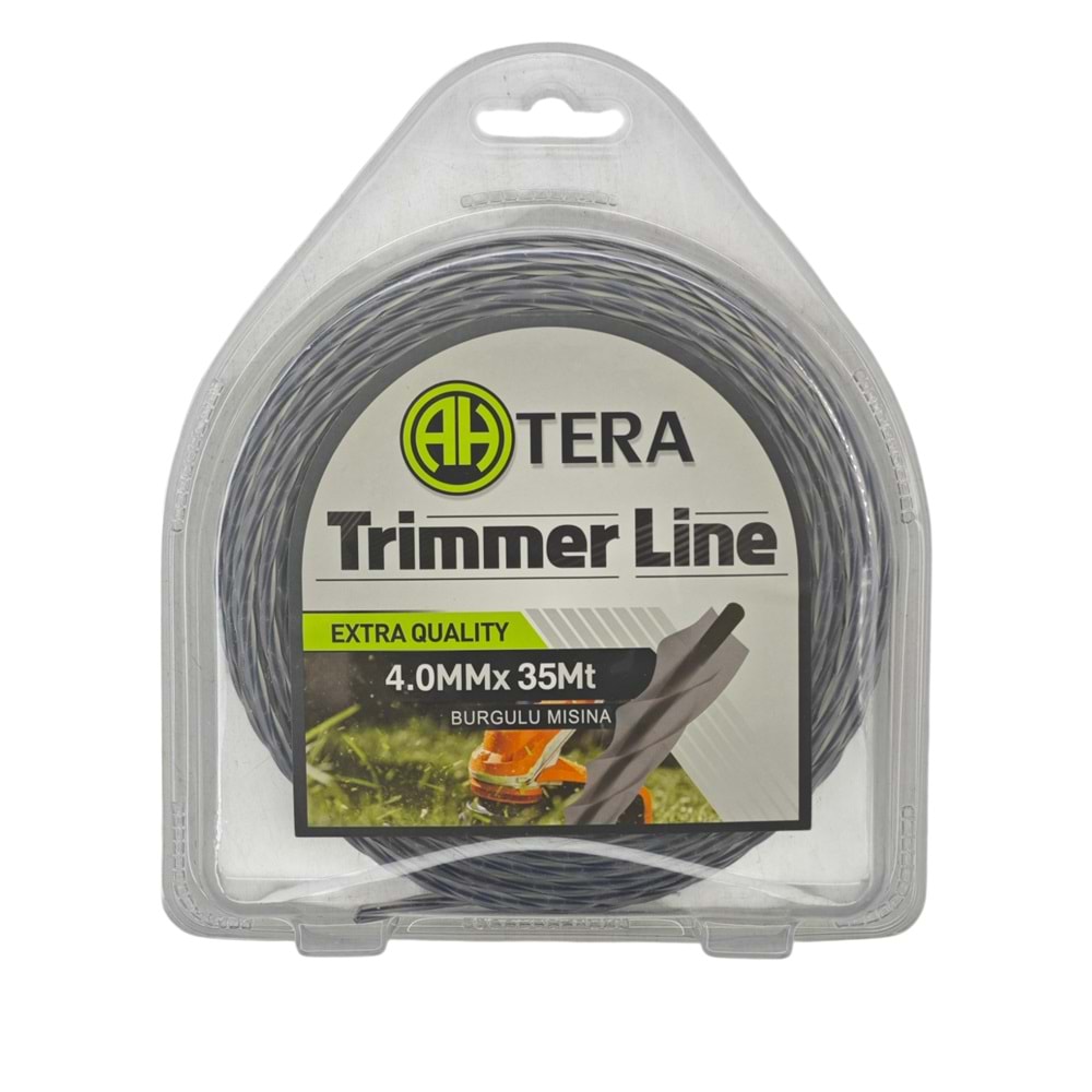 06256 Tera Trimmer Line Burgulu Misia 4mm 35m