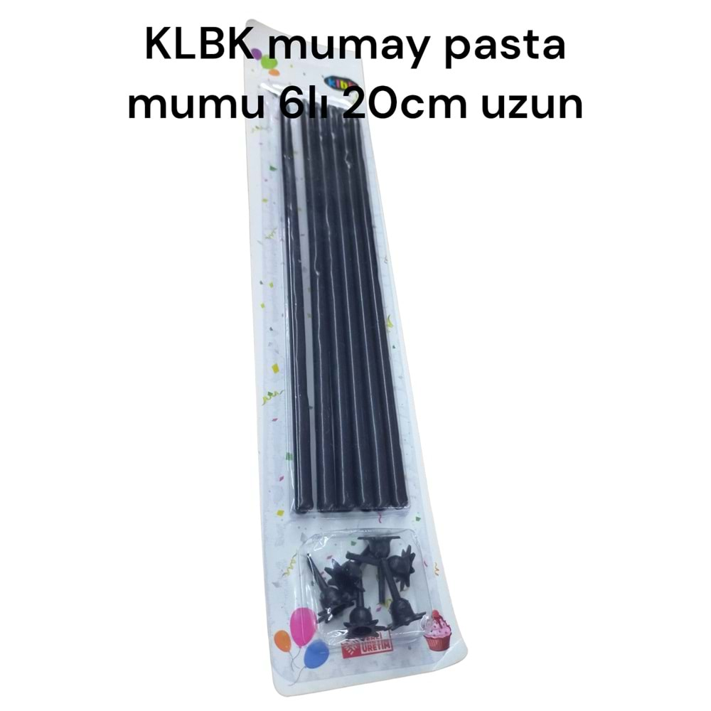 8235 Klbk Mumay Pasta Mumu 6Lı 20Cm - Uzun