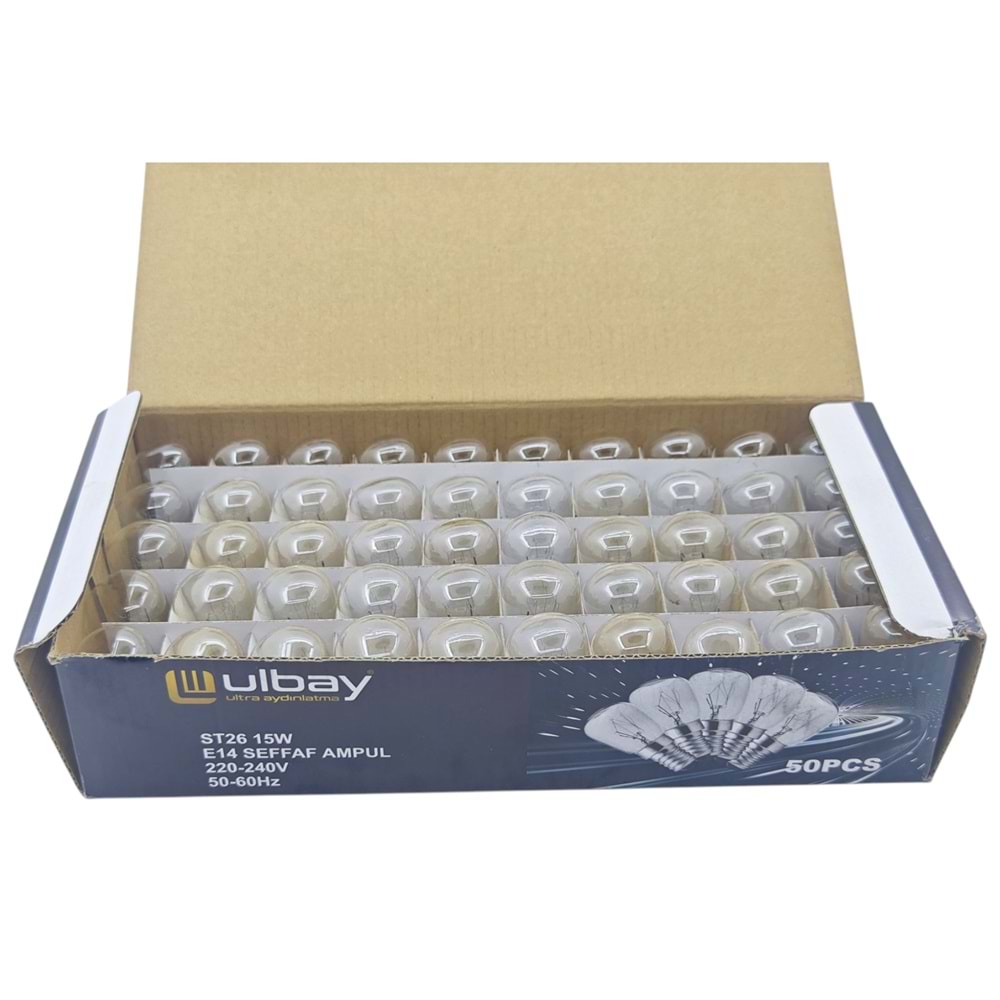 ST26 E14-15W Ulbay Akkor Ampul - Buzdolabı