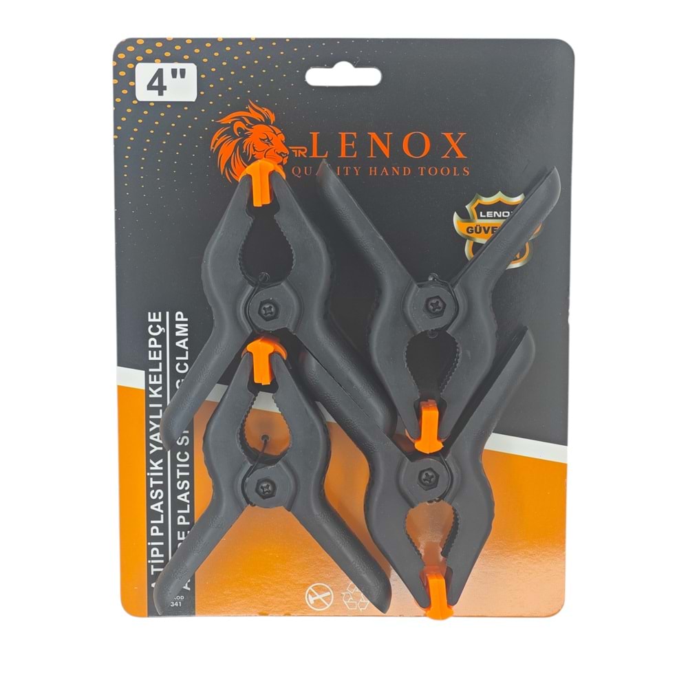 LNX 341 Lenox A Tipi Plastik Yaylı Kelepçe 4