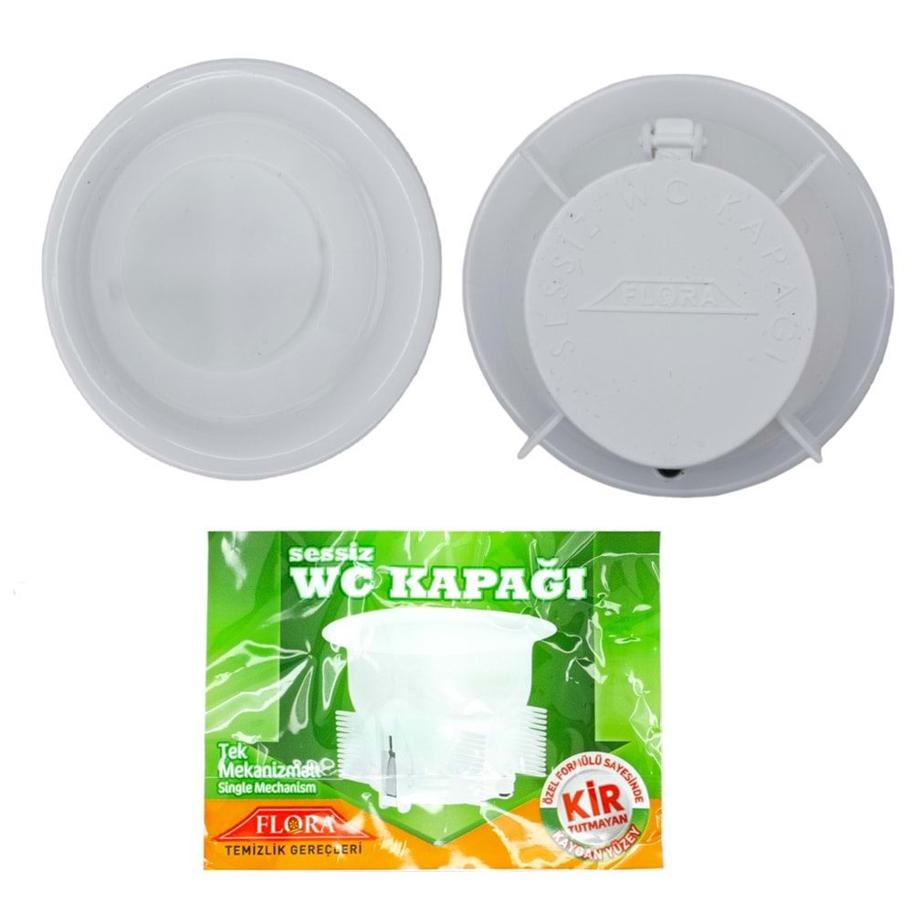 F100 Flora Sessiz Wc Kapağı - Tek Kapak