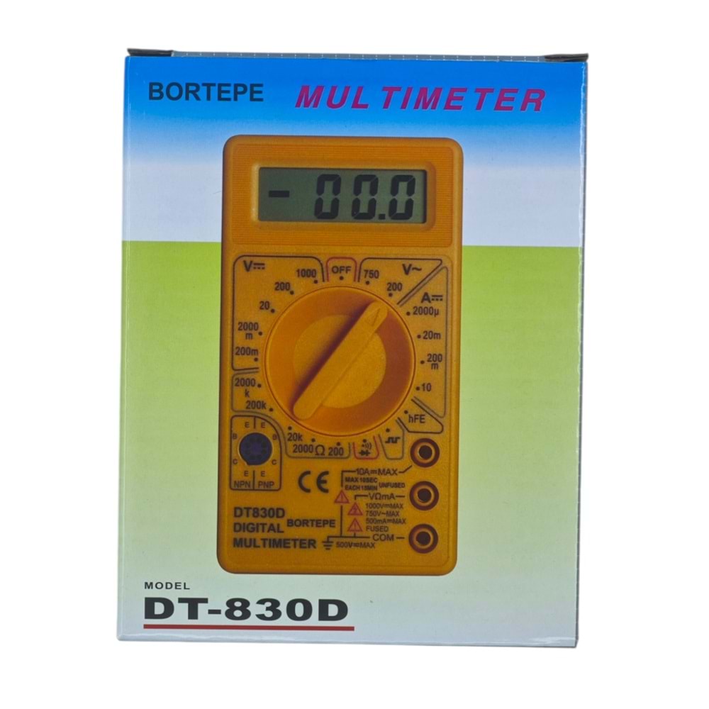 DT-830D Bortepe Digital Multimeter