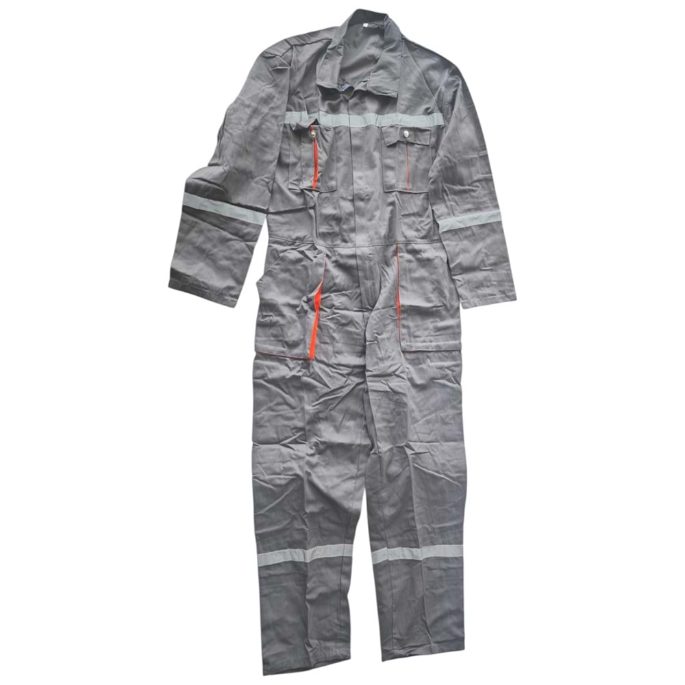 MAX-3442 Maxstar Kollu İş Tulumu L - Gri