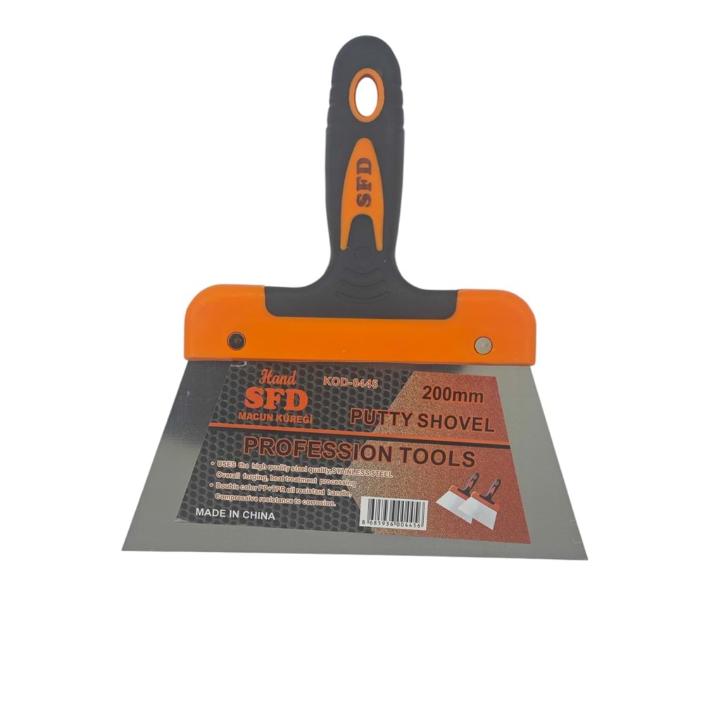 0445 Hand SFD Plastik Saplı Macun Küreği 200mm