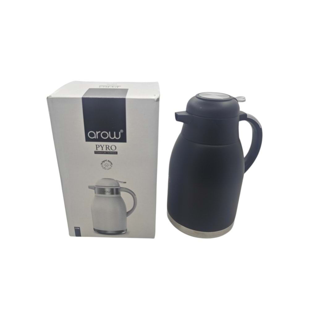 TR4527 Arow Pyro Titanyum termos 2lt - Siyah