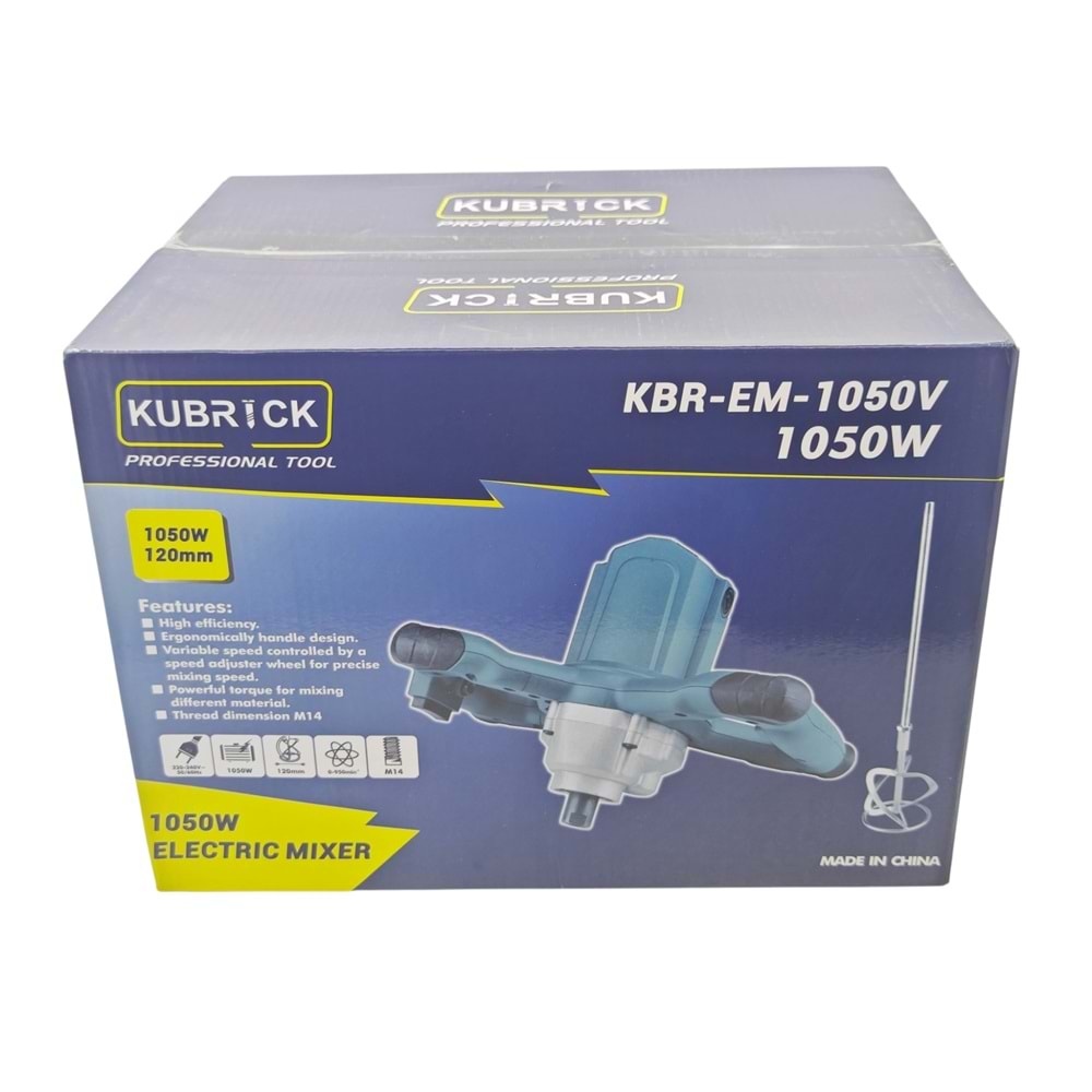 KBR-EM-1050V Kubrick Boya ve Harç Karıştırıcı 1050W