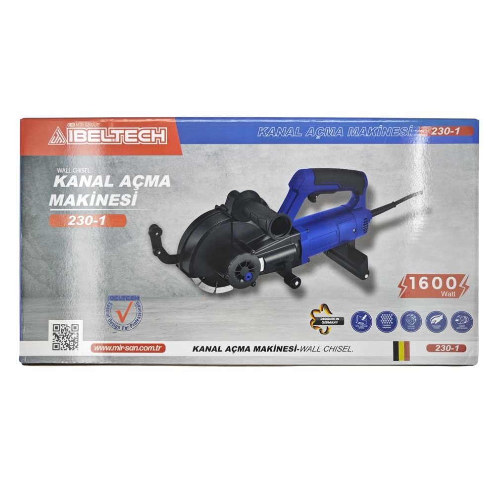 230-1 İbeltech 1600W Kanal Açma Makinesi