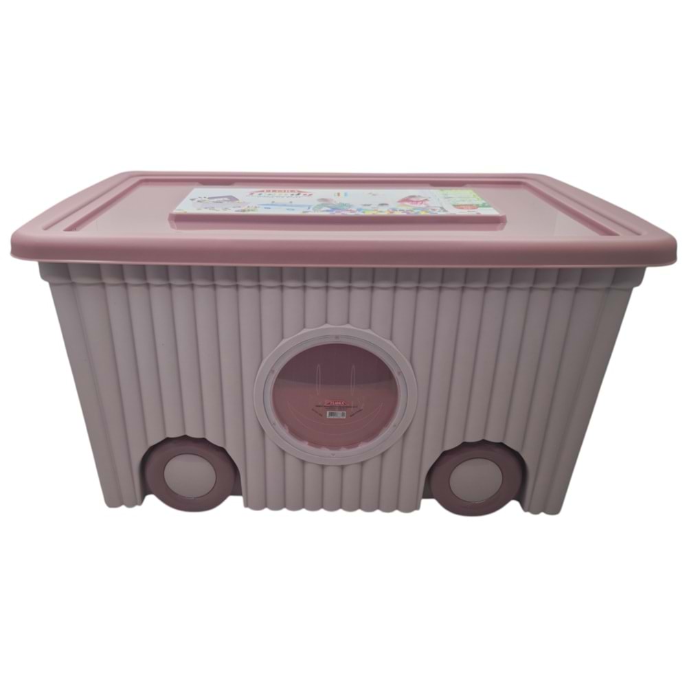 F379 Flora Trendy Tekerlekli Oyuncak Kasası 60lt