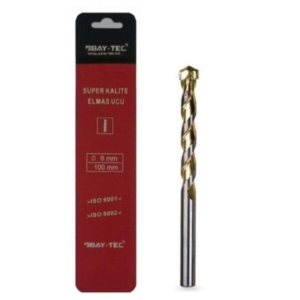 Mu1760 Bay-Tec Elmas Matkap Ucu 6*100Mm (Gold)