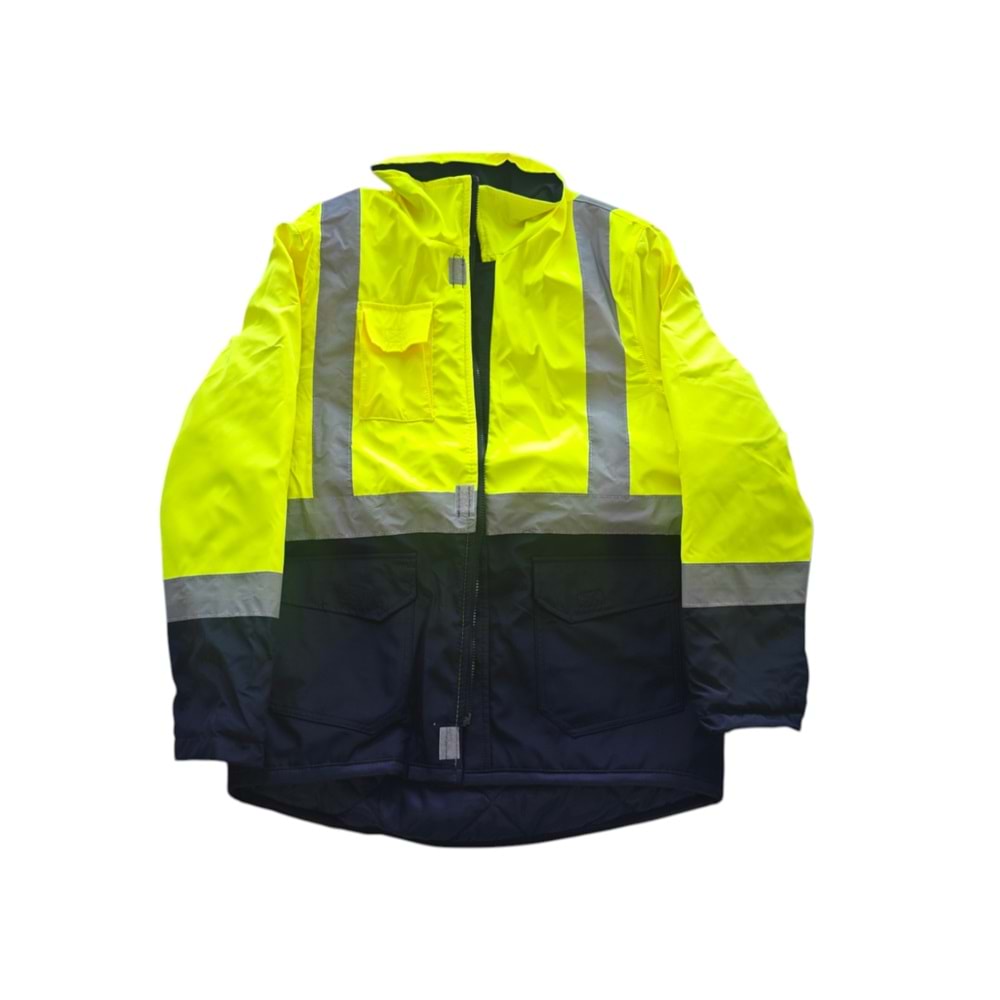 SX159 Securex Sarı Lacivert Parka - XL