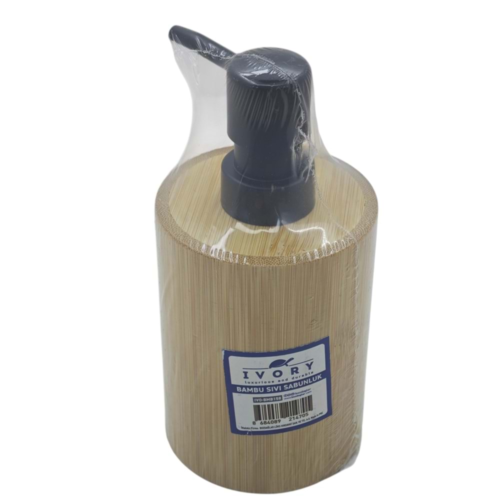 IVO-BMB158 İvory Bambu Sıvı Sabunluk