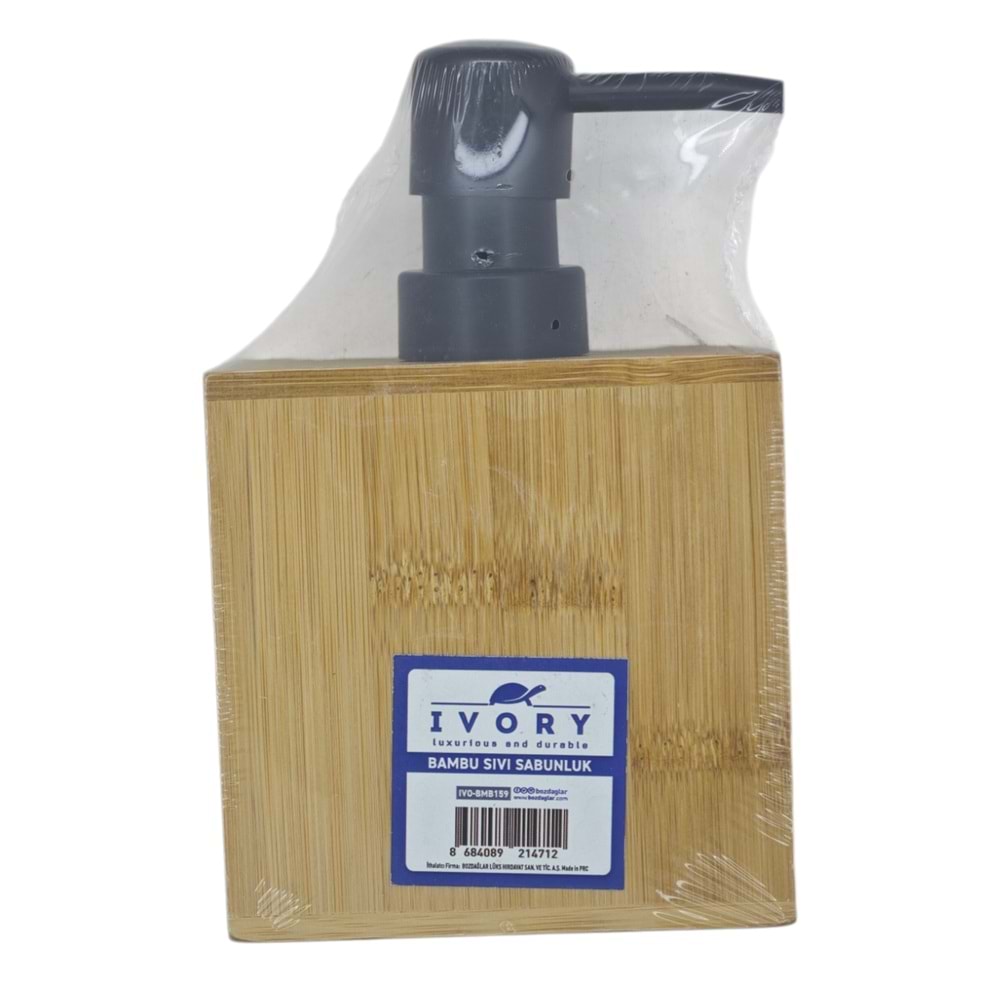 IVO-BMB159 İvory Bambu Sıvı Sabunluk