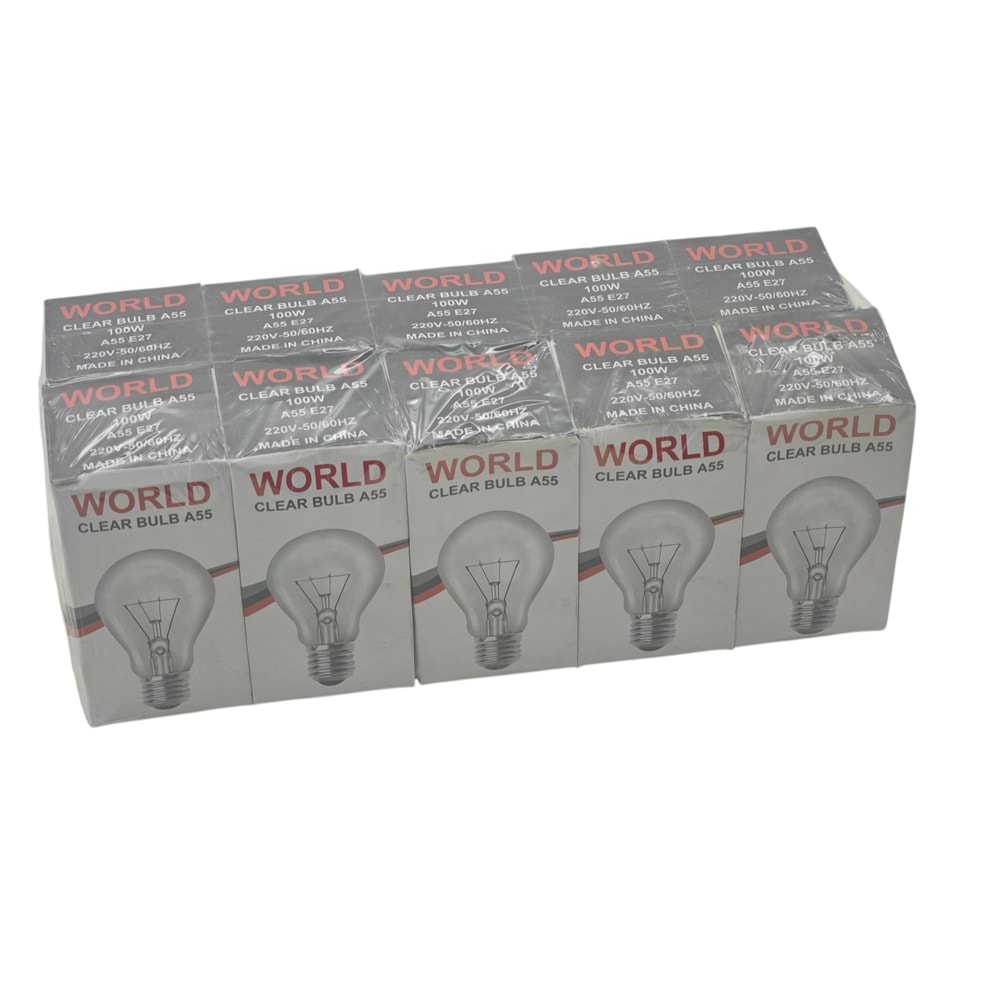 A55 World E27-100W Akkor halojen Ampul