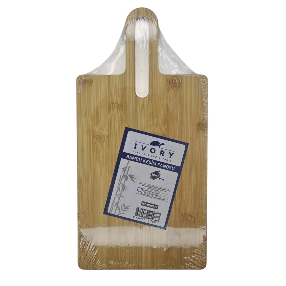 IVO-BMB172 İvory Bambu Kesim Tahtası 20*40cm