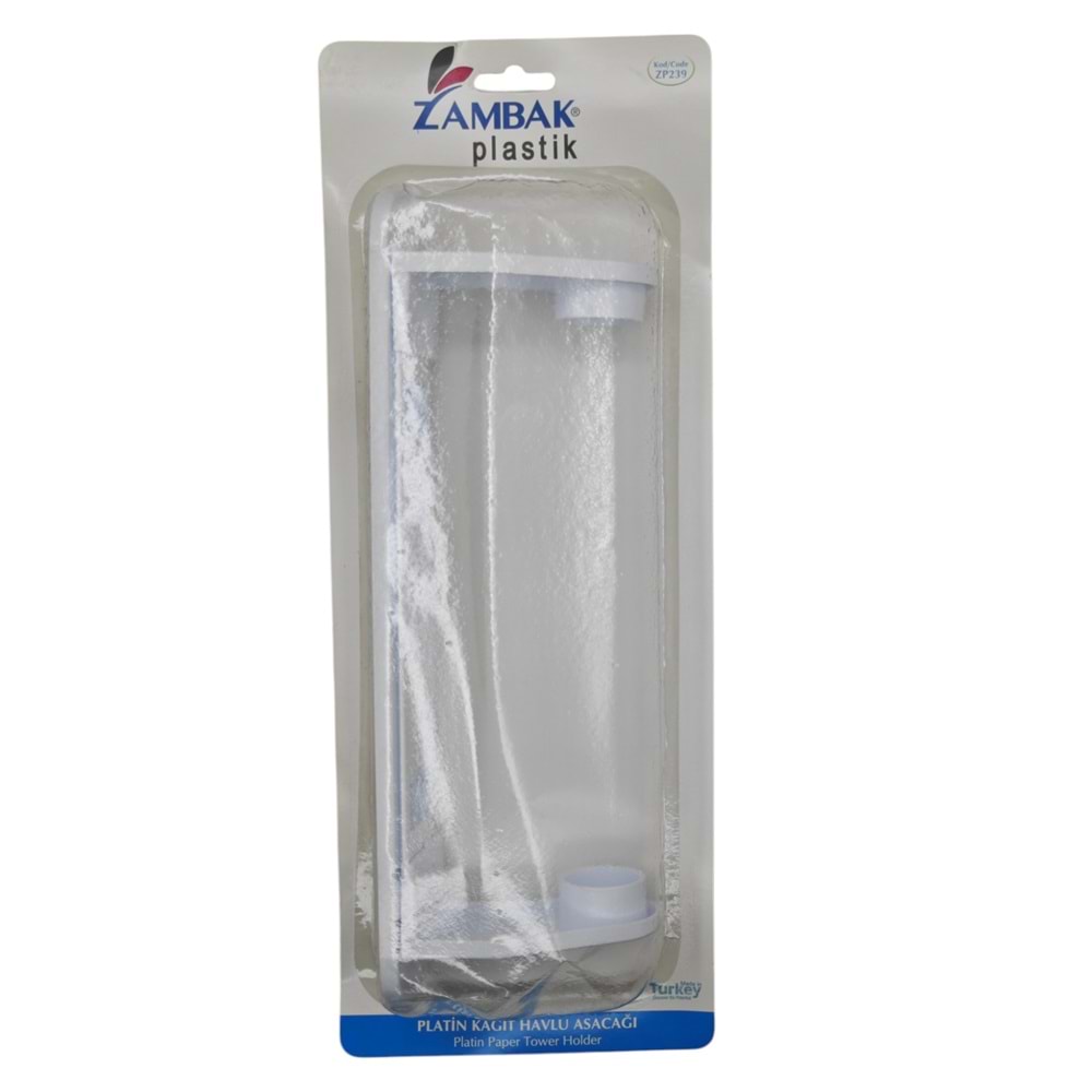 ZP239 Zambak Plastik Platin Kağıt Havlu Asacağı