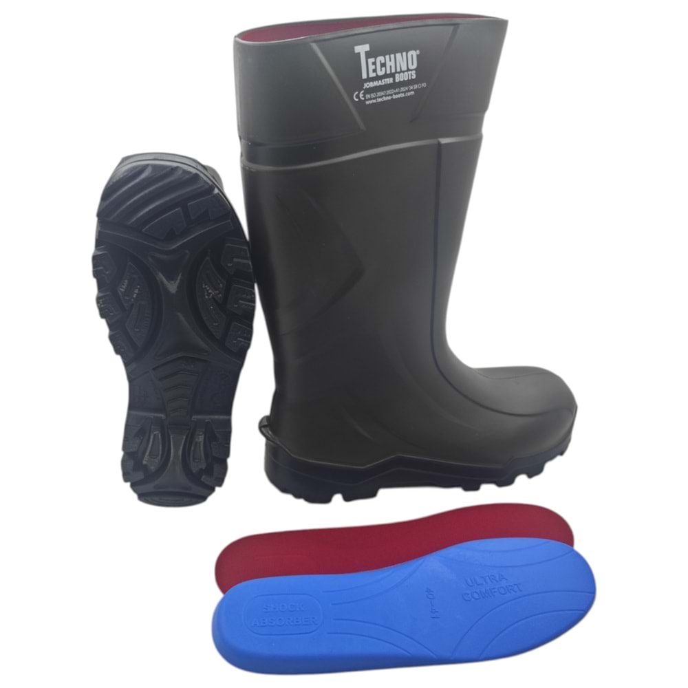 JB010440 Techno Boots Jobmaster PU Çizme O4