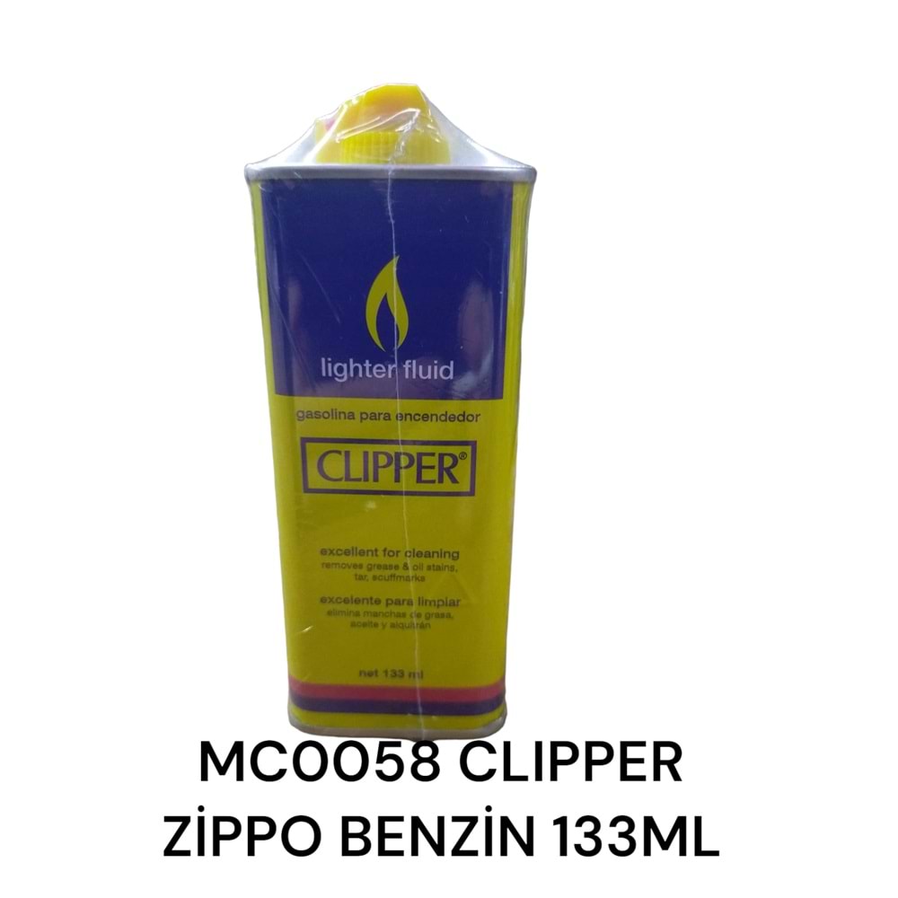 MC0058 CLIPPER ZİPPO BENZİN 133ml