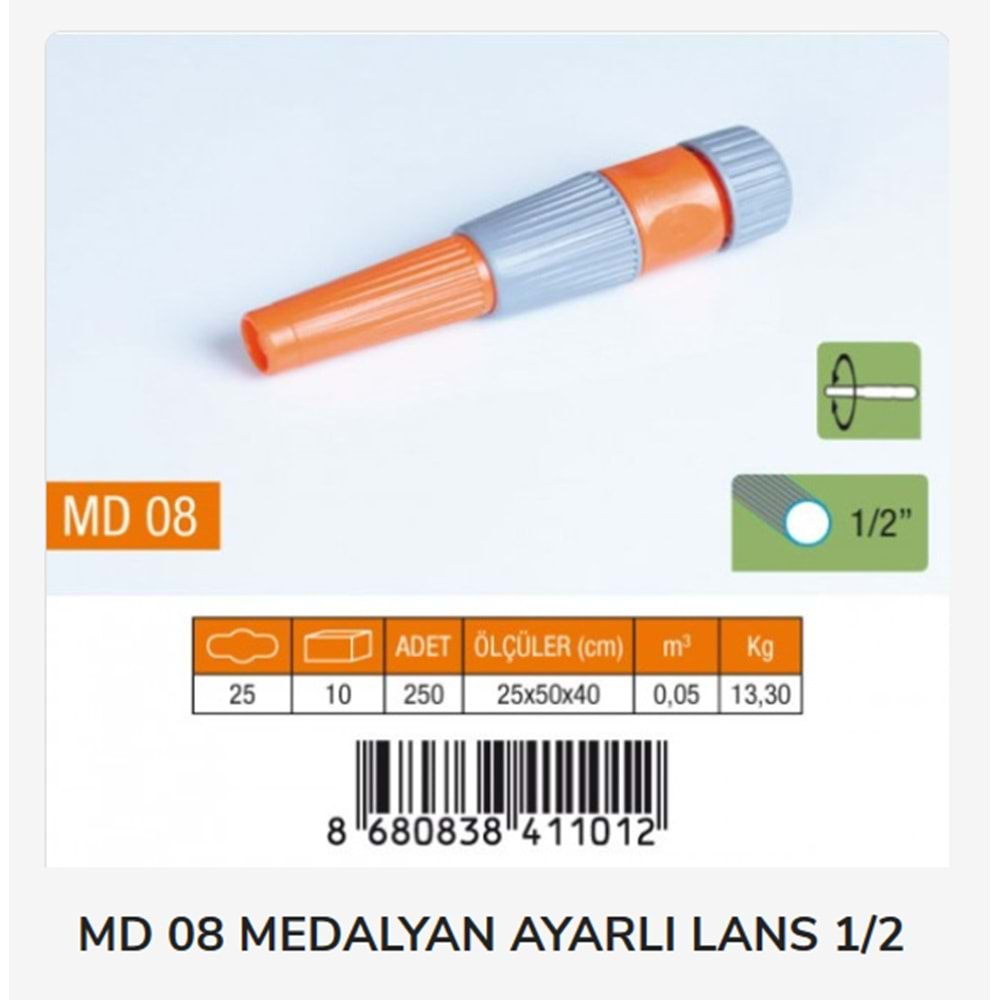 Md 08 Medalyan Ayarlı Lans 1/2