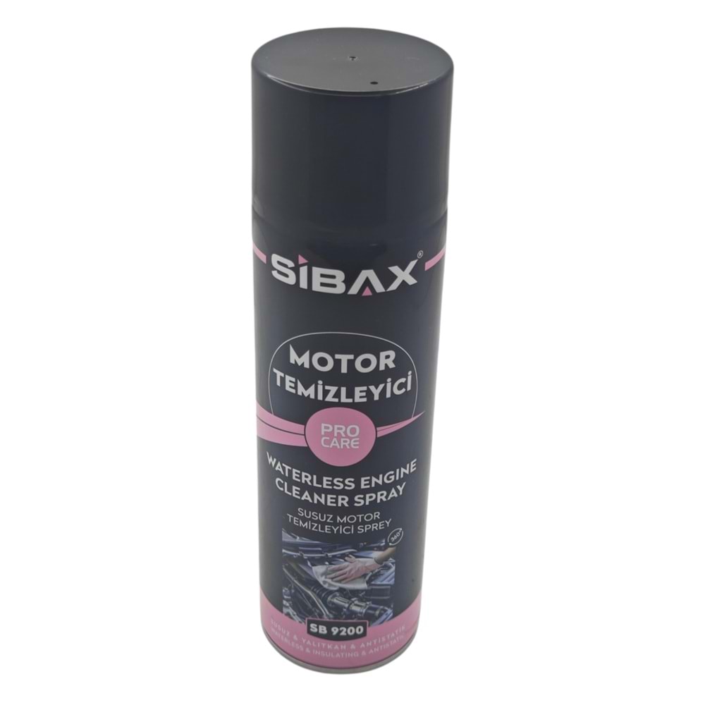 SB 9200 Sibax Susuz Motor Temizleyici Sprey 500ml