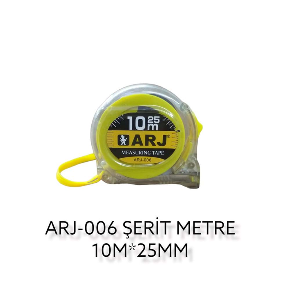 ARJ-006 ARJ ŞERİT METRE 10m*25mm