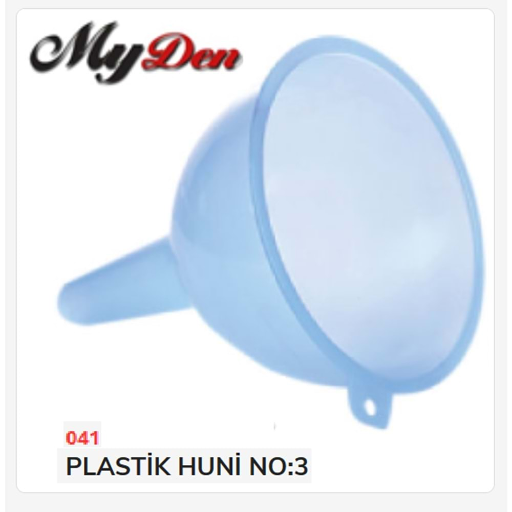 0041 My Den Plastik Huni No:3