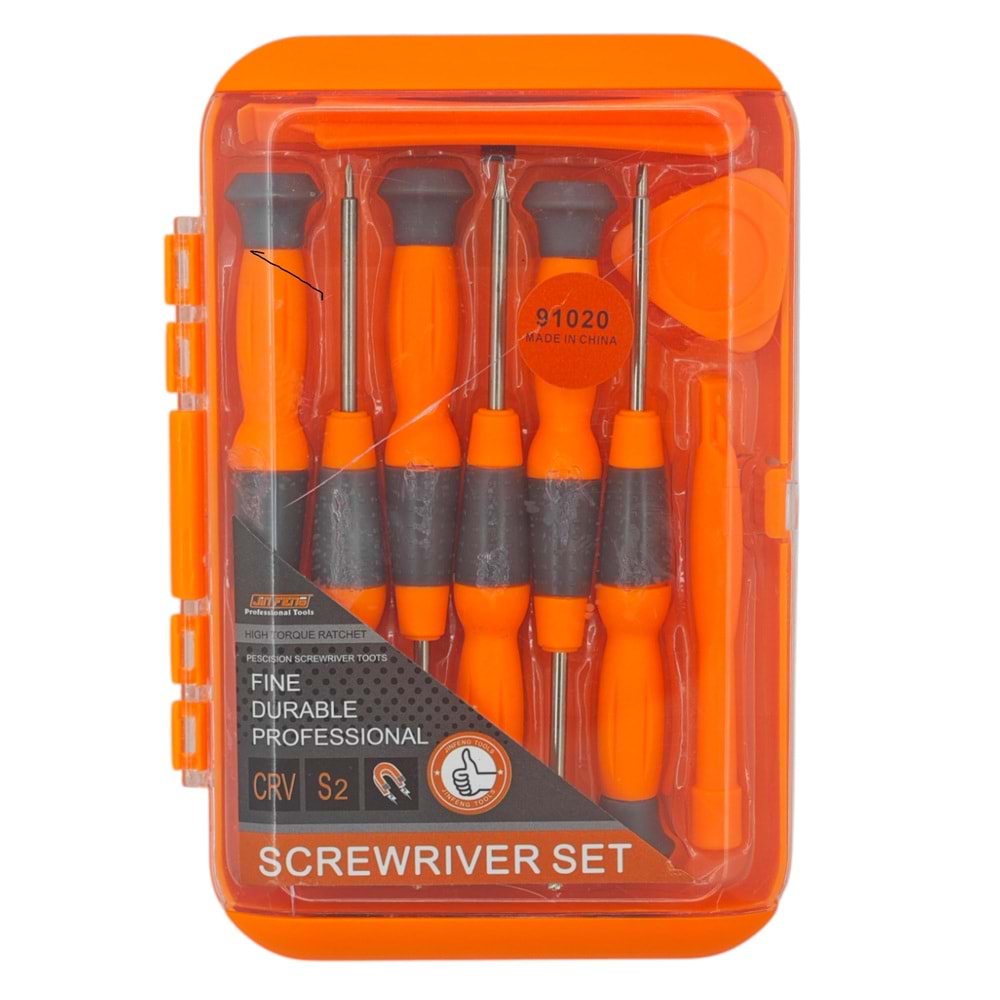 91020 Fuji Saatcı Tornavidası Seti 9prç