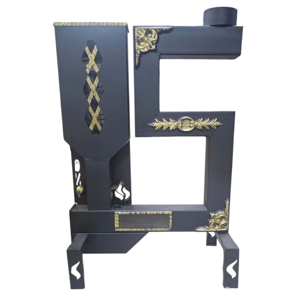 S100 İs Metal S Tipi Pelet Sobası 100cm