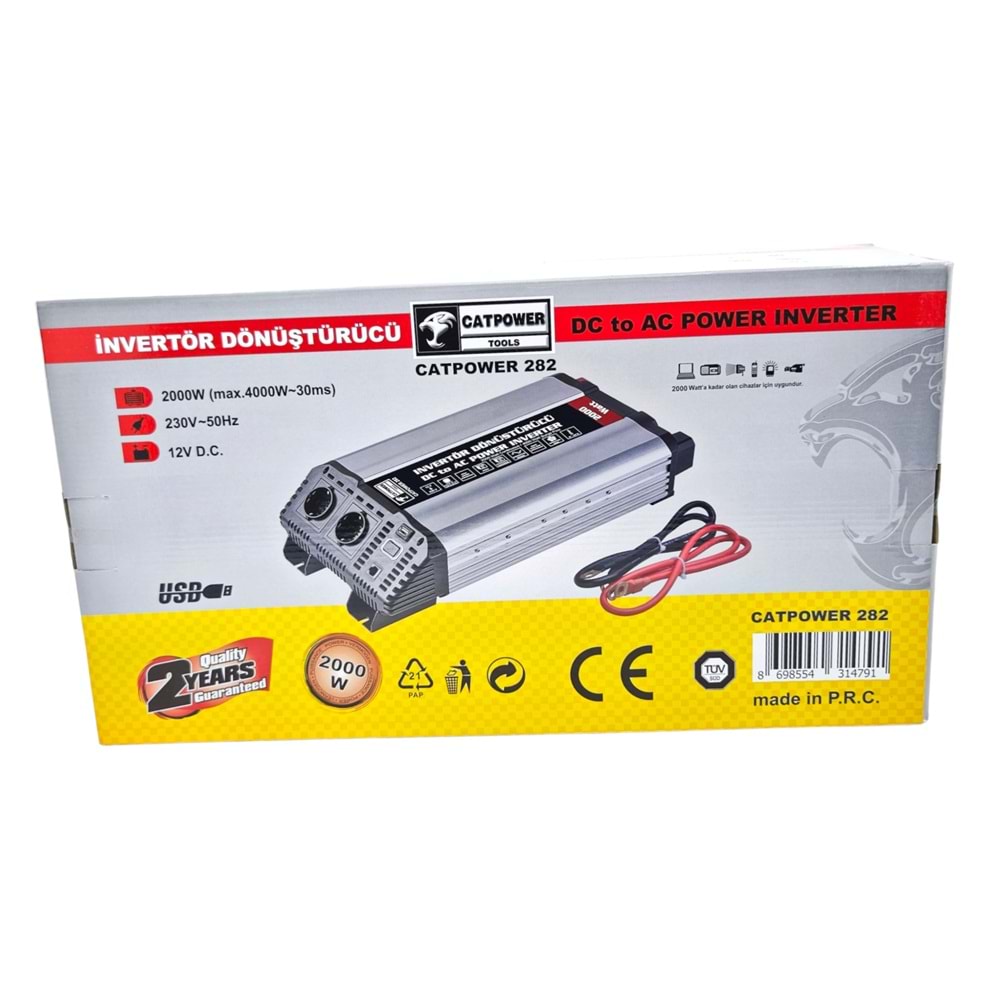 282 Catpower İnverter/İnvertör Dönüştürücü 2000W