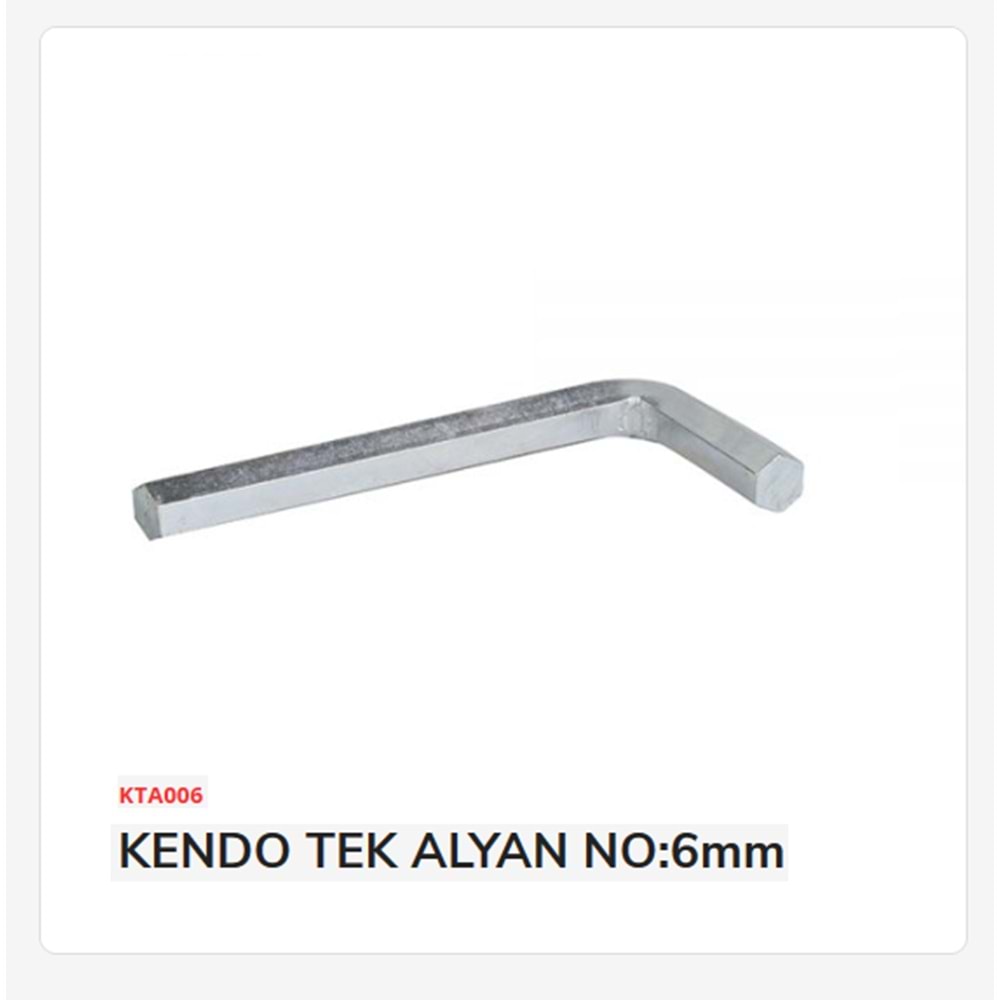 12068 Kendo Tek Alyan 6mm