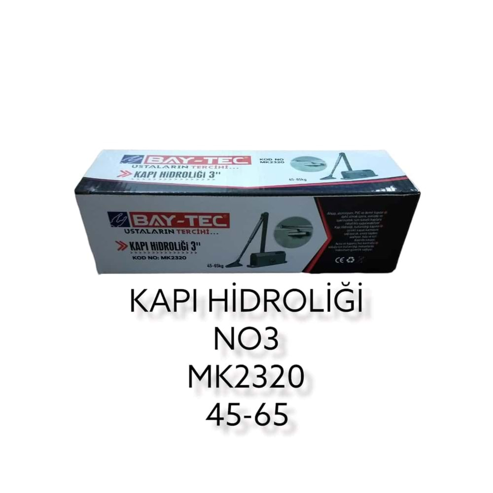 Mk2320 Bay-Tec Kapı Hıdroliği 3 45-65Kg