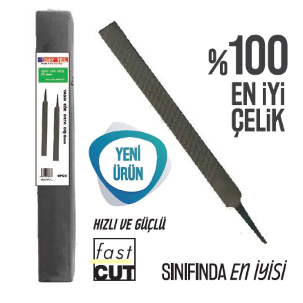 Mk0920 Bay-Tec Yassı Eğe Orta Dış 6Mm