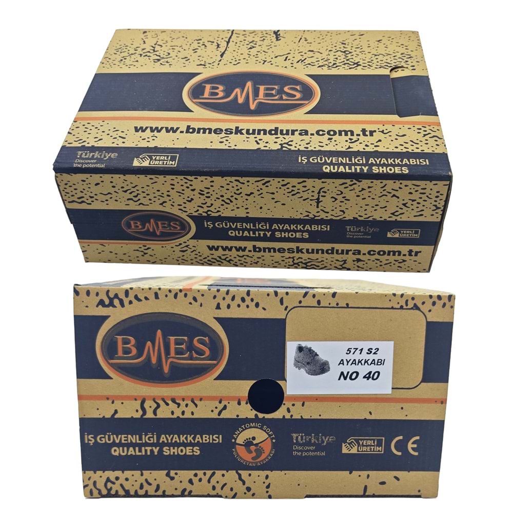 571 Bmes Deri İş Ayakkabısı S2 - 42