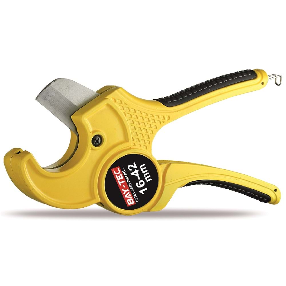 MK0695 Bay-Tec Pvc Boru Kesme Makası Sarı 42mm