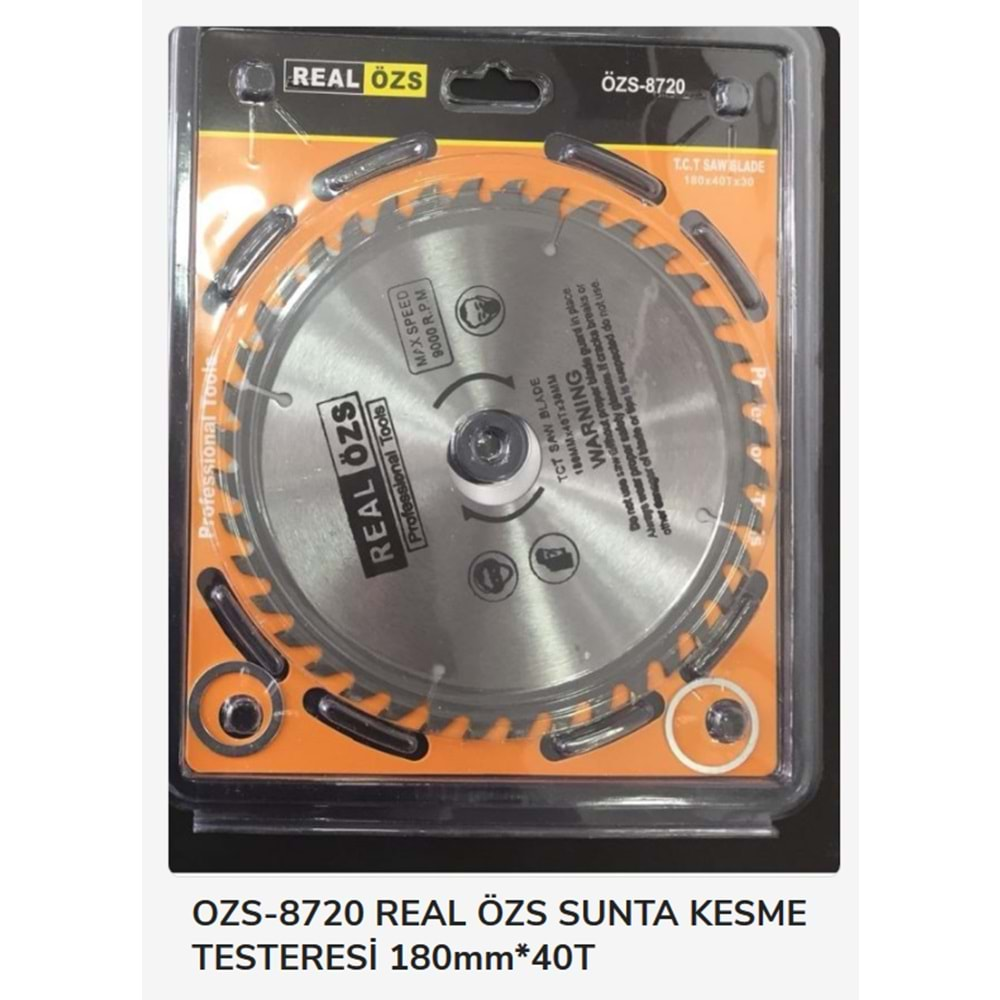 Ozs-8720 Real Özs Odun Disk 180Mm*40T*30Mm