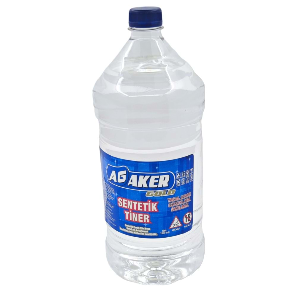 12900 Agaker Gold Sentetik Tiner 1800Ml