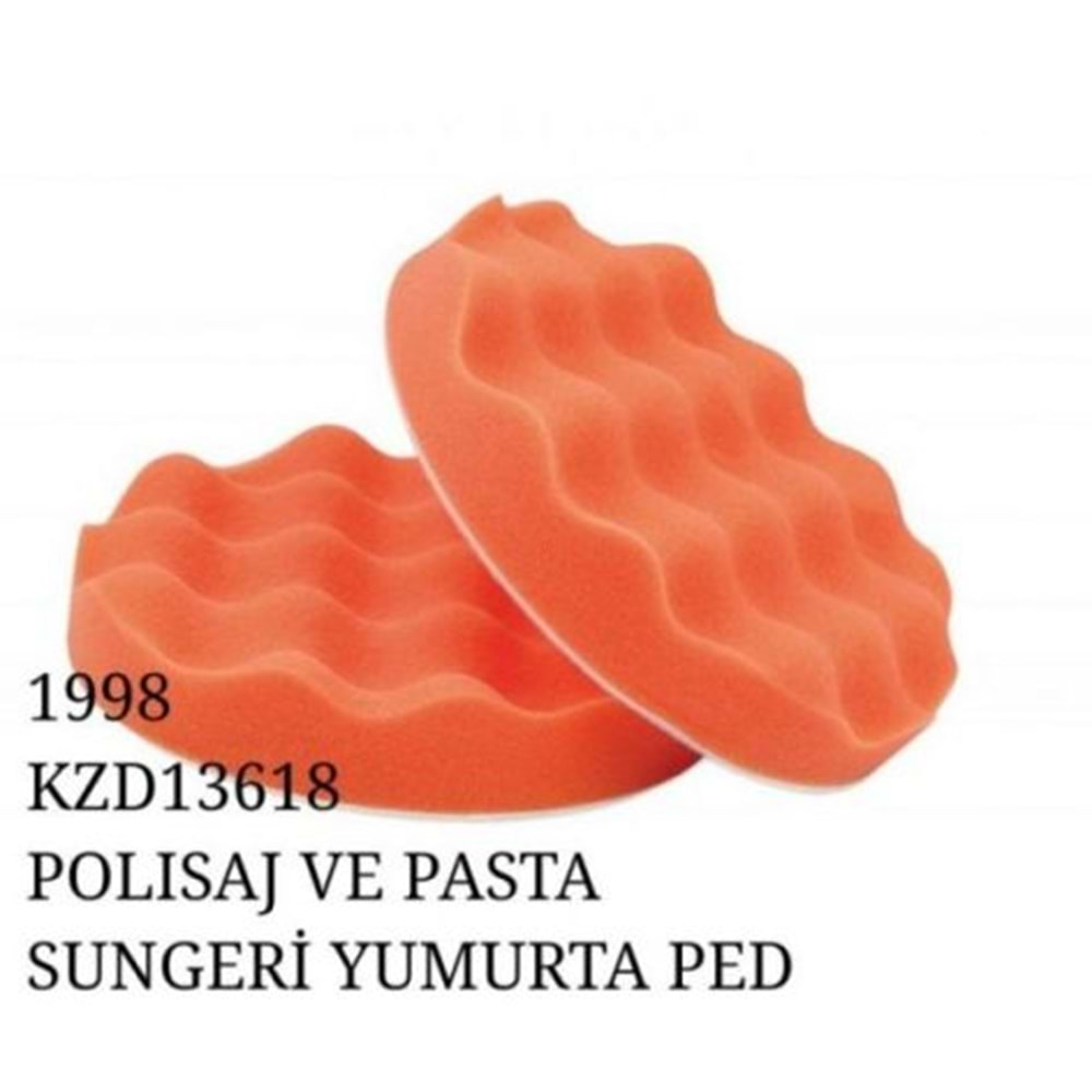 1998 Meşem Pasta Polısaj Süngeri 150Mm - Cırtlı Ped