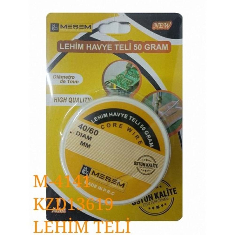 M-4141 Meşem 40/60 Lehim Teli 50Gr