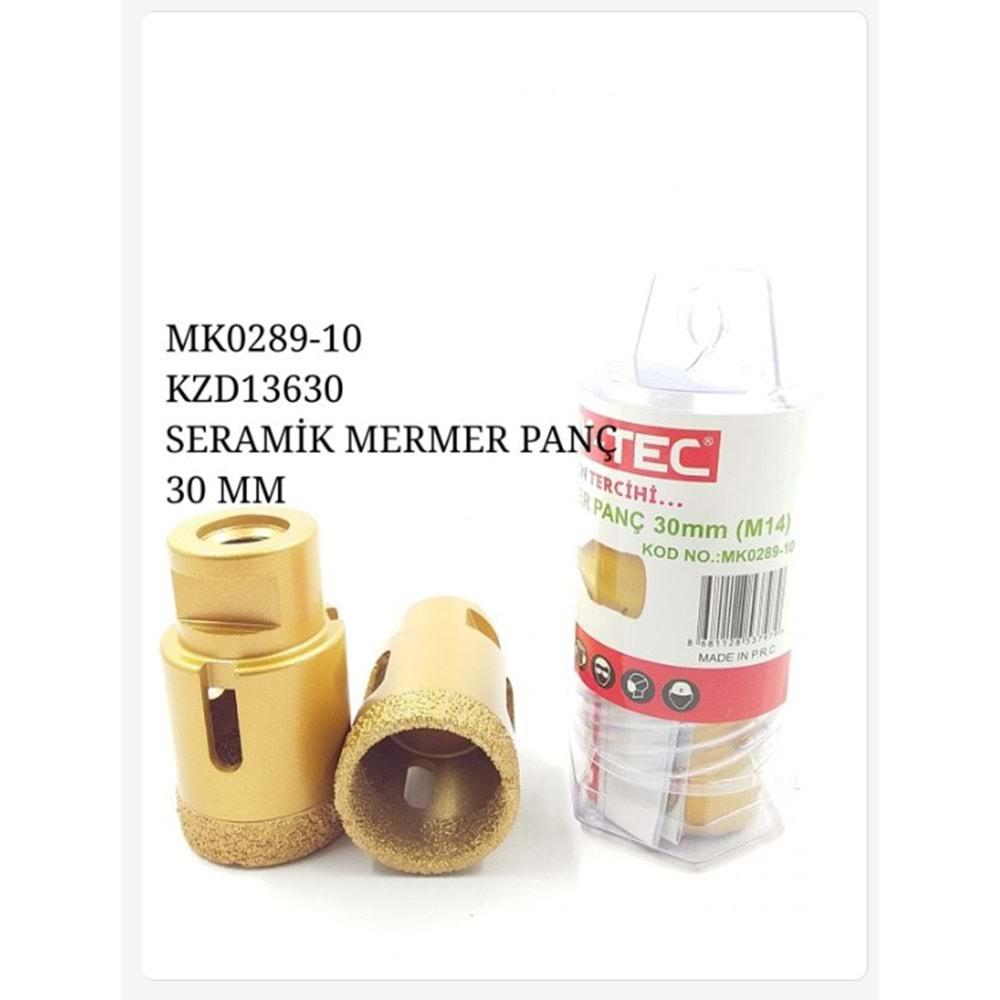 Mk0289-10 Bay-Tec Seramik Mermer Panç 30Mm