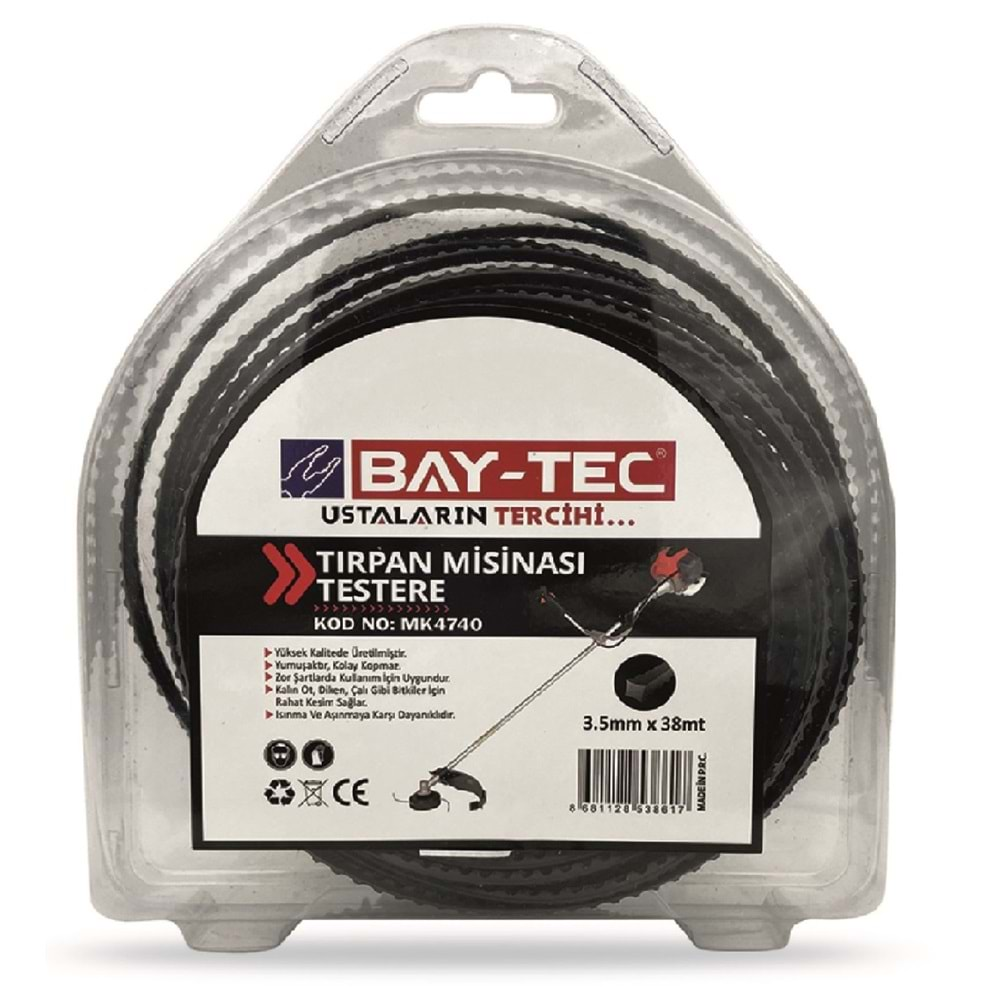 Mk4740 Bay-Tec Ot Tırpan Misinası 3.5Mm (Testere)