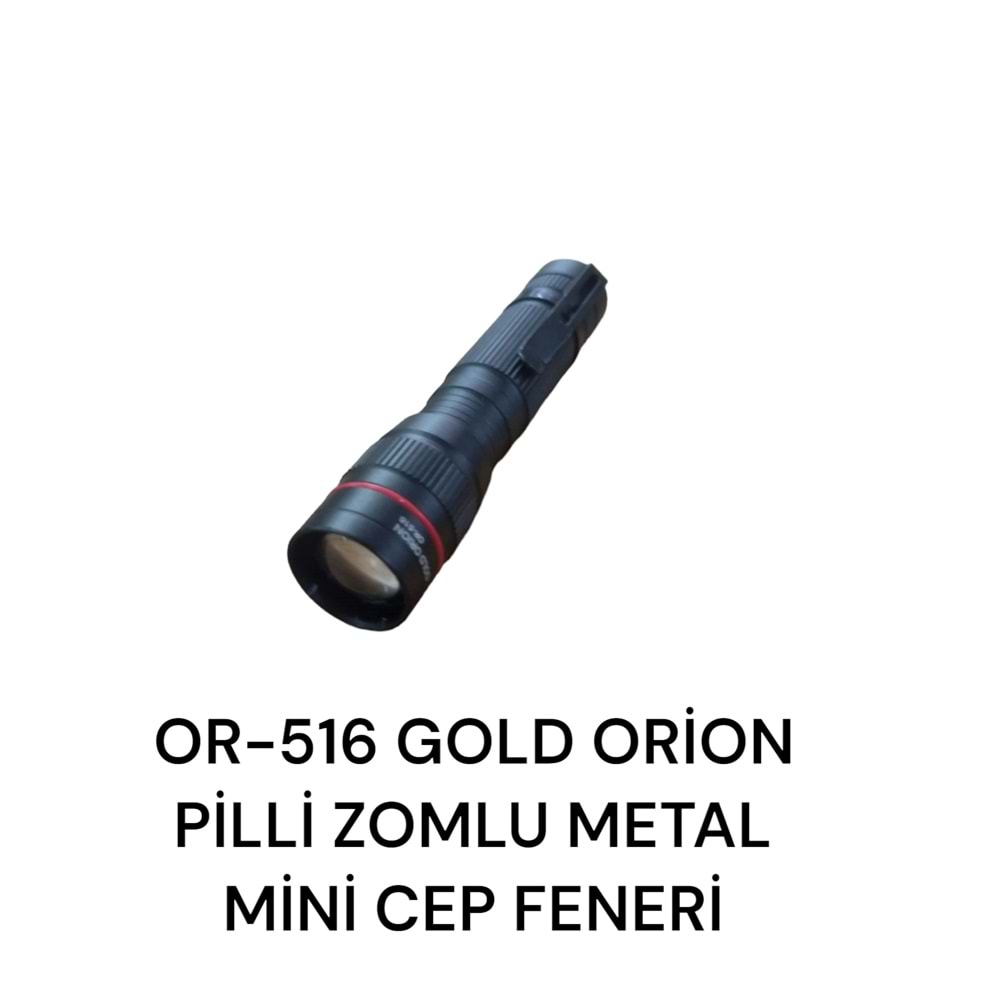OR-516 GOLD ORION PİLLİ LED EL FENERİ