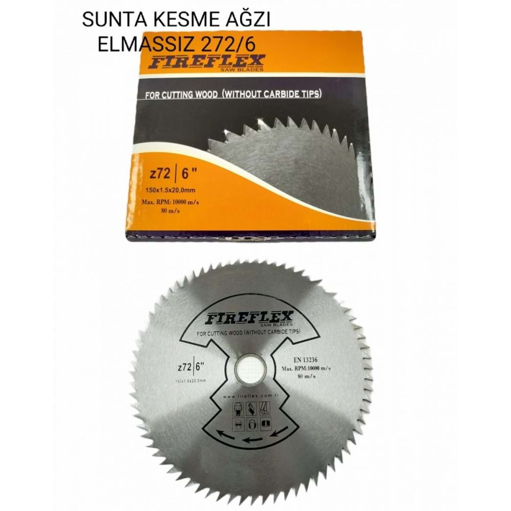 Z72/6 Fireflex Sunta Testere Ağzı 150Mm (Elmazsız)