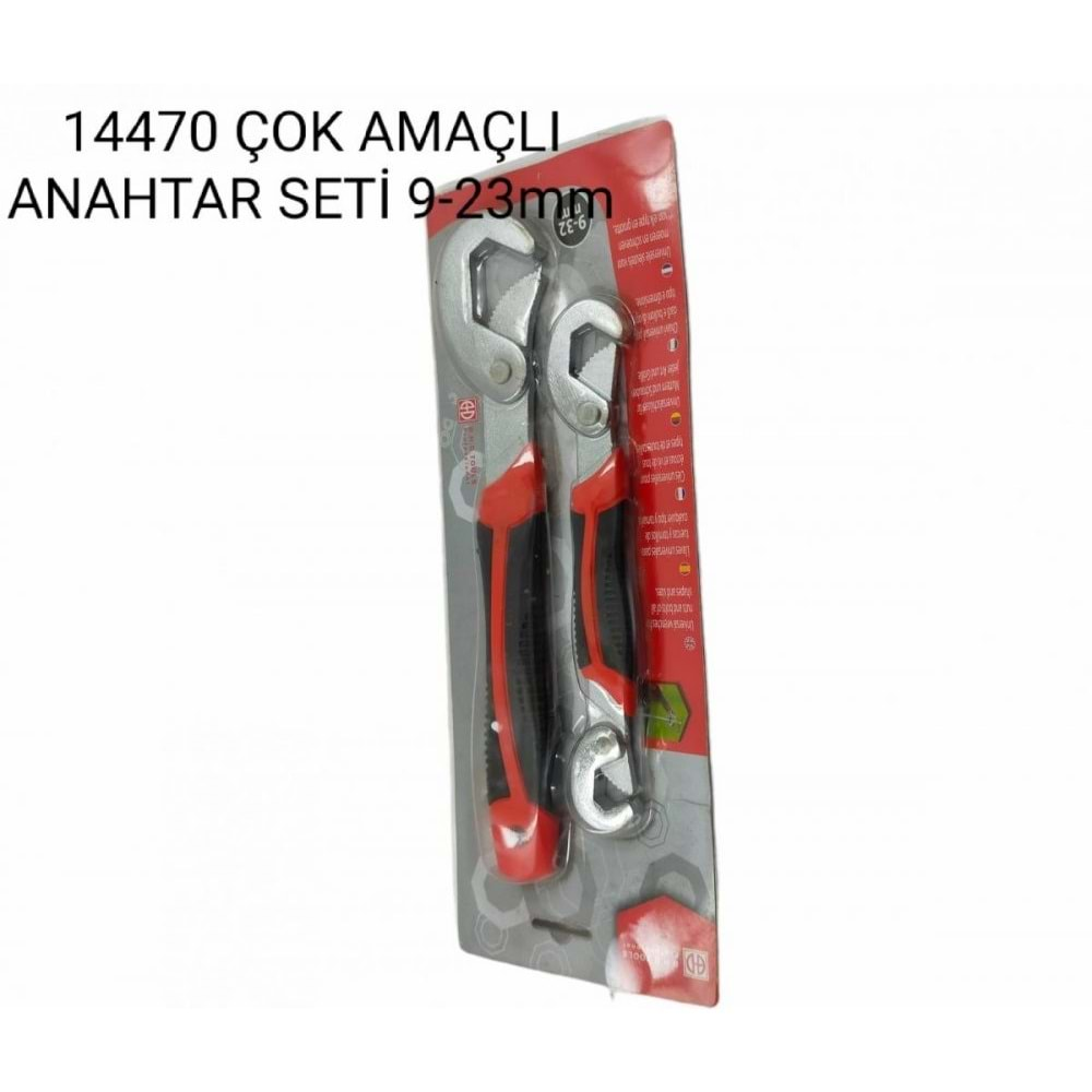 14470 B.H.D Çok Amaçlı Anahtar Seti 9-32Mm