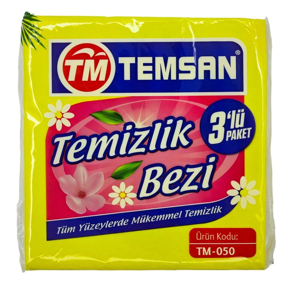 Tm-050 Temsan Temizlik Bezi 3Lü